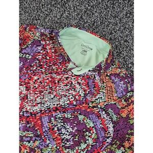 Good Good Golf Polo Men's Large Golfing All Over Print Performance Shirt